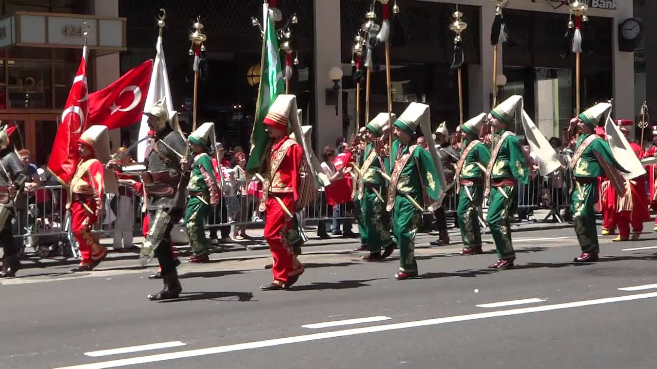 NYC Turkish Parade - 05.19.2012 - Ottoman Military Marching Band - YouTube