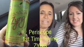 Periscope * 1st Time Trying Young Living's Ningxia **ZYNG** - I'm hooked