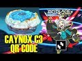 DEEP CAYNOX C3 FREE QR CODES! BEYBLADE BURST EVOLUTION APP!