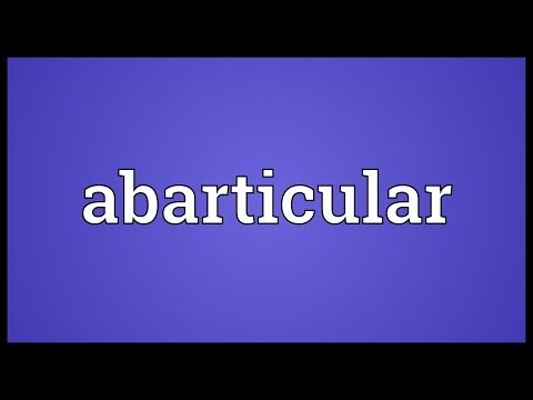 Header of Abarticular