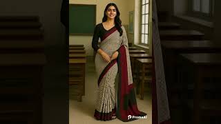 Teacher In Saree Fart In School