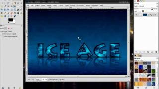 Gimp Tutorial: 3D Ice Text