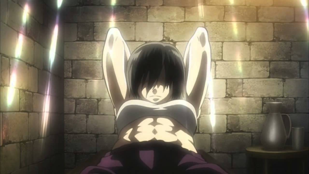 [進撃の巨人] Mikasa's abs in anime ! - HD - YouTube