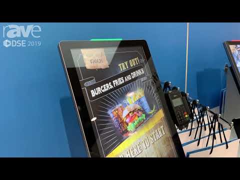 DSE 2019: Retail Tech X Shows a QSR Touch Digital Menu Board for In-Person Ordering