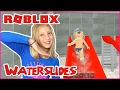 Going Down the Waterslide / Roblox Shower Simulator