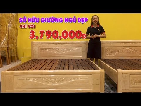 Giường ngủ chất lượng - giá rẻ | chỉ với 3,7tr