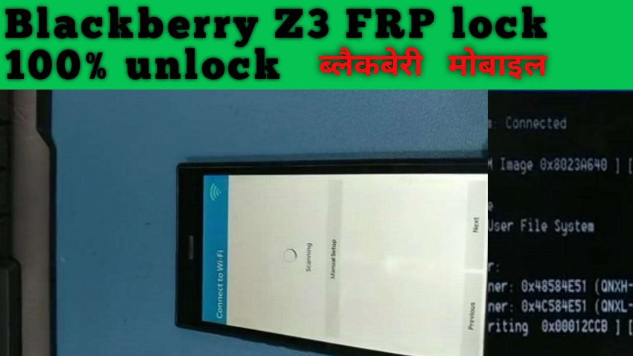 Blackberry Z3 FRP lock 100% unlock Blackberry Z3 FRP lock 100% unlock