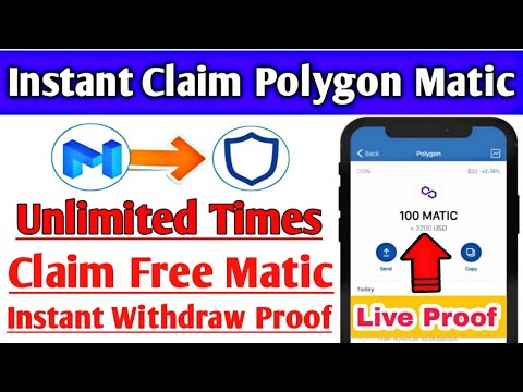 Claim Free Unlimited Polygon Matic | Claim Free Matic Instant Withdraw | Instant Claim Matic Tokens