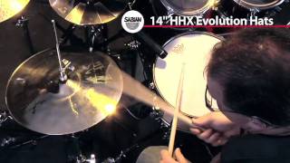 14" HHX Evolution Hats- Sabian Hihat Cymbal Demo