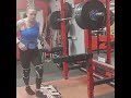 260 Back Squat By Team Blaha Client Michelle!