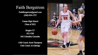 Faith Bergstrom (2021) 2018-2019 Girls High School Basketball Season Highlights