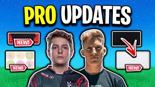 Tfue Gets New Mousepad & Clix Tries New Keyboard New Colorblind Setting Pro Player Updates