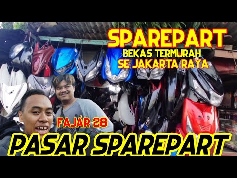 pasar sparepart motor bekas Kramat jati Jakarta | pusat bisnis jual beli sparepart motor