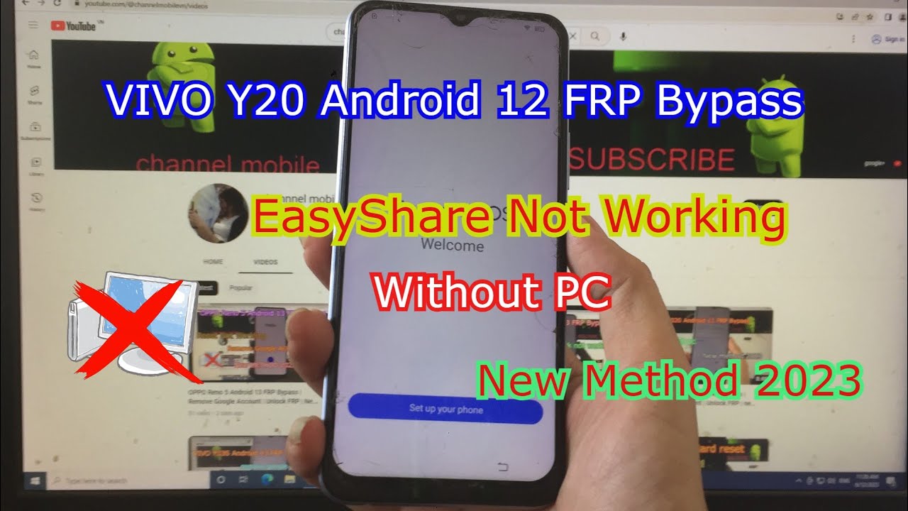 VIVO Y20 Android 12 FRP Bypass | Remove Google Account | VIVO Y20 Android 12 FRP Bypass | Remove Google Account |