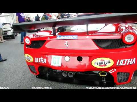 Ferrari 458 Italia GT Departure at Baltimore Grand Prix 2011