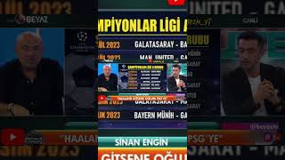 Galatasaray Şampiyonlar Ligi Grup Tahmini - Sinan Engin Ai