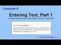 Microsoft Word 2007 Tutorial - part 04 of 13 - Entering Text 1