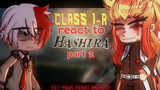 🔥 Class 1-A React to HASHIRA🔥// part (2/3)// Rengoku, Mui, Giyuu// MHA & Kny//