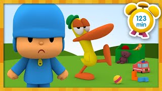 Pocoyó En Español - Pocoyo Aprende A Jugar Y Compartir 123 Min Caricaturas Y Dibujos Animados