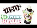 M&M Ice Cream Sundae - Miniature Baskin Robbins Clay Tutorial
