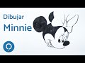 Aprende a dibujar la cara de Minnie Mouse.