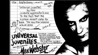 Watch Max Webster Juveniles Dont Stop video