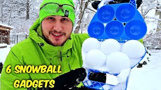 6 Snowball Gadgets put to the Test 6 Snowball Gadgets put to the Test