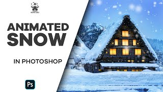 How To Make Animated Snow In Photoshop Photoshop Animation Tutorial Gif In Photoshop
