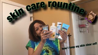 MY QUICK AND EASY SKIN CARE ROUTINE 💆🏽♀️