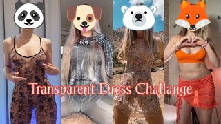 see through dress trend 2023 | tiktok transparent dress compilation 2023