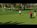 Patrick Reed holes a 26-foot birdie putt at Humana Challenge