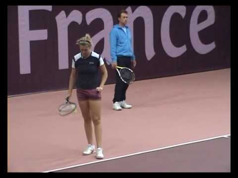 Gabriela ナブラチロワ practice in Paris indoors 2008