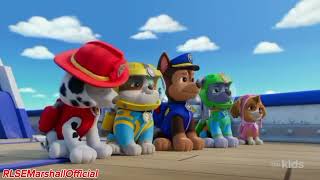 Paw Patrol Marshall No Wipeout Pups Save The Sea Sponges