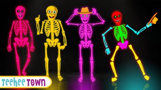 Midnight Magic - Five Skeletons Halloween Song | Spooky Scary Skeleton Songs | T