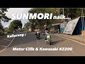 SUNMORI naik Motor Cilik & Kawasaki KZ200 ke Kaliurang || Banter juga ni cilik cilik cabe rawit