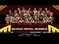 WWE '13 Gameplay - 40-Man Royal Rumble Match (No Commentary)