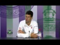 Novak Djokovic 'expected tough match' - Wimbledon 2014