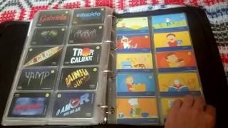 Minha Pasta de Cartões Telefônicos focada em Filmes e Desenhos