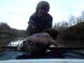 here is a clip of a small carp that i caught. click on my user name to watch my other vids.