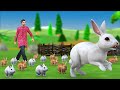 चतुर खरगोश और चरवाहा हिंदी कहनिया Hindi Kahani - Hindi Animated Stories - Panchatantra Moral Stories