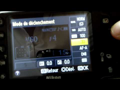 Navigation rapide pour utiliser les options de votre Nikon D3200