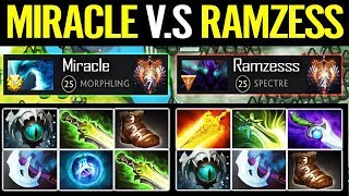 Special MMR Game - MIRACLE Morphling vs RAMZES666 Spectre - So Close Dota 2
