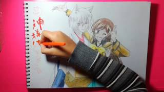 Speed Drawing - Tomoe & Nanami (Kamisama Hajimemashita)