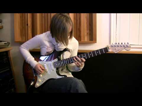 Girl Guitarist JESS LEWIS plays an astounding version of Alex Hutchings "Happy as Larry"