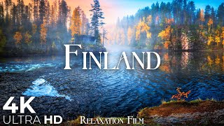 Finland 4K • Scenic Relaxation Film With Peaceful Relaxing Music And Nature Video Ultra Hd