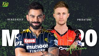 Hawk Renegades Vs Apex Predators T10 6Ixer Match 20 Cricket 19 Ipwc
