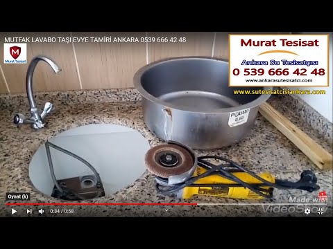 MUTFAK LAVABO TAŞI EVYE TAMİRİ ANKARA