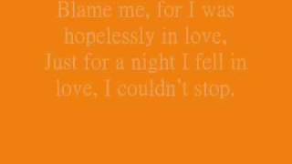 Watch Bonnie Tyler Blame Me video