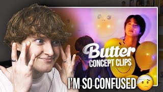 I'M SO CONFUSED! (BTS (방탄소년단) 'Butter' Jin & Suga Concept Clips | Reaction/Revie