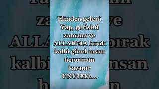Allaha Bırak Whatsapp Durum Video - İnstagram Anlamlı Sözler - Kısa Videolar - Dini Videolar